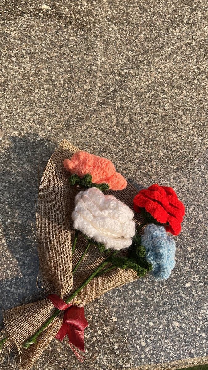 Handmade Crochet Rose – Forever Flowers — handmade crochet flower, photo 3