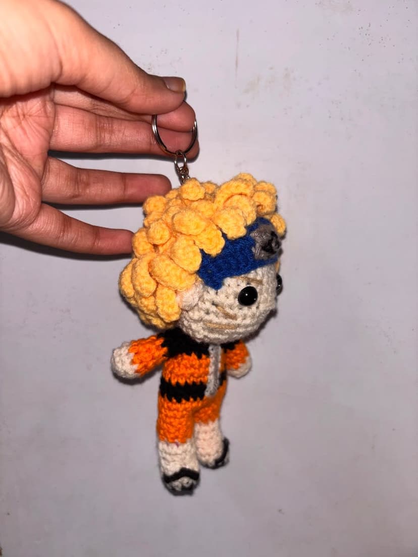 Handmade Crochet Naruto Plushie – Anime Amigurumi Toy — handmade custom crochet gift, photo 4