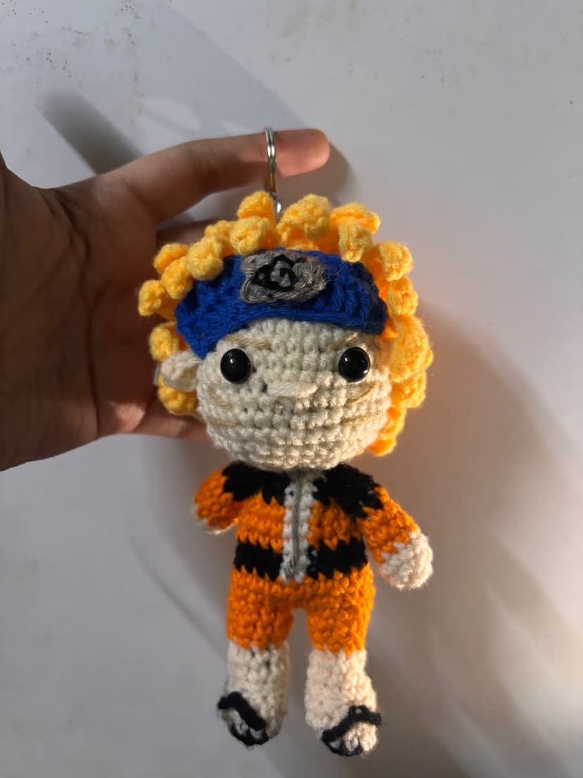 Handmade Crochet Naruto Plushie – Anime Amigurumi Toy — handmade custom crochet gift, photo 2