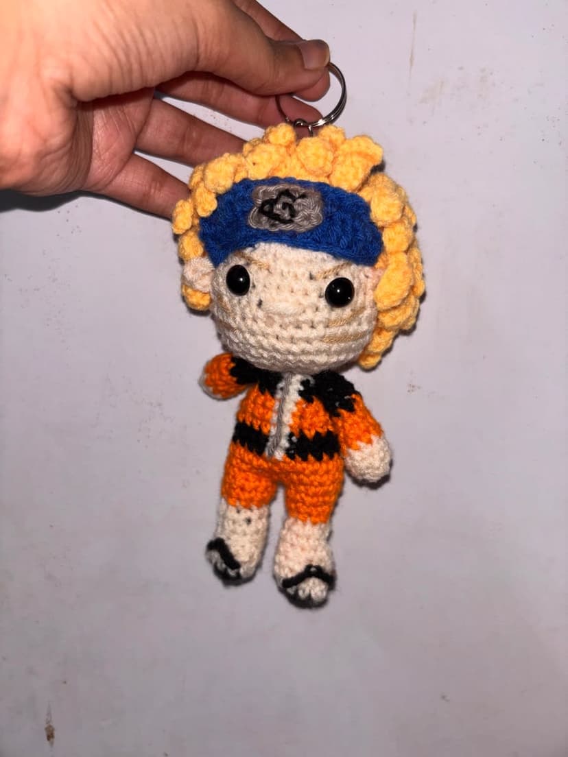 Handmade Crochet Naruto Plushie – Anime Amigurumi Toy — handmade custom crochet gift, photo 5