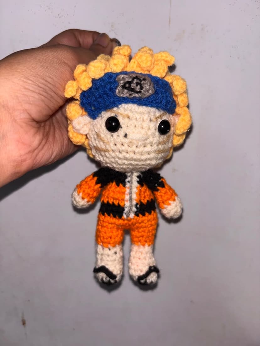 Handmade Crochet Naruto Plushie – Anime Amigurumi Toy — handmade custom crochet gift, photo 3