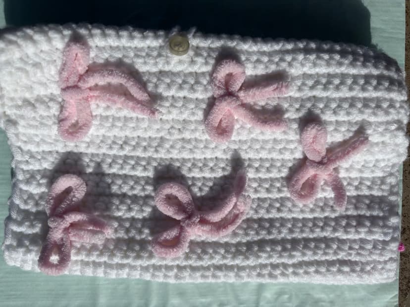 Handmade Crochet Book Cover – Custom Textured Cover — handmade crochet cover, photo 4