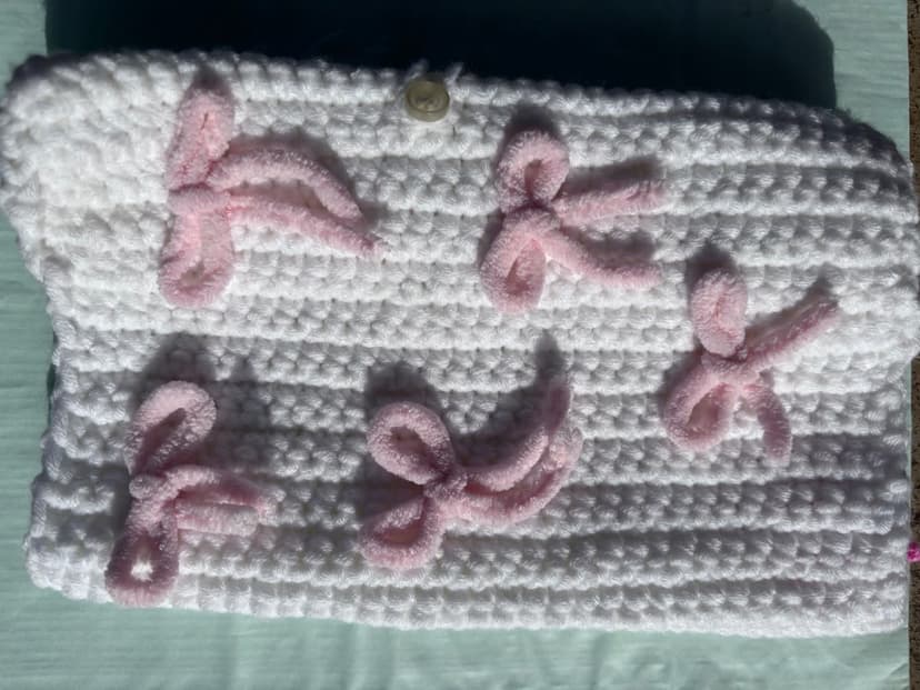 Handmade Crochet Book Cover – Custom Textured Cover — handmade crochet cover, photo 2