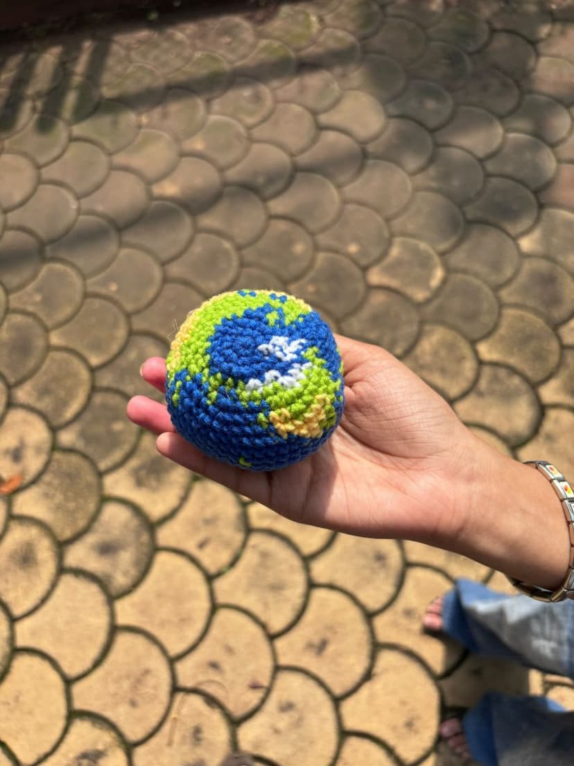 Crochet Earth Globe – Handmade Earth Amigurumi — handmade custom crochet gift, photo 4